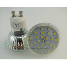 Neues 450lm Glasgehäuse mit Abdeckung 5W GU10 2835 SMD LED Birne